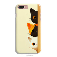 Curious Kitties Design   - Matte Finish - Snap On Hard Case with Life Time Colors Guarantee