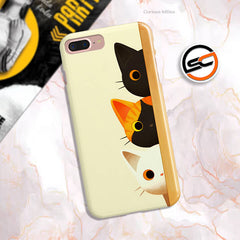 Curious Kitties Design   - Matte Finish - Snap On Hard Case with Life Time Colors Guarantee