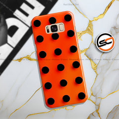 Red Black Dot Design - Matte Finish - Snap On Hard Case with LifeTime Colors Guarantee