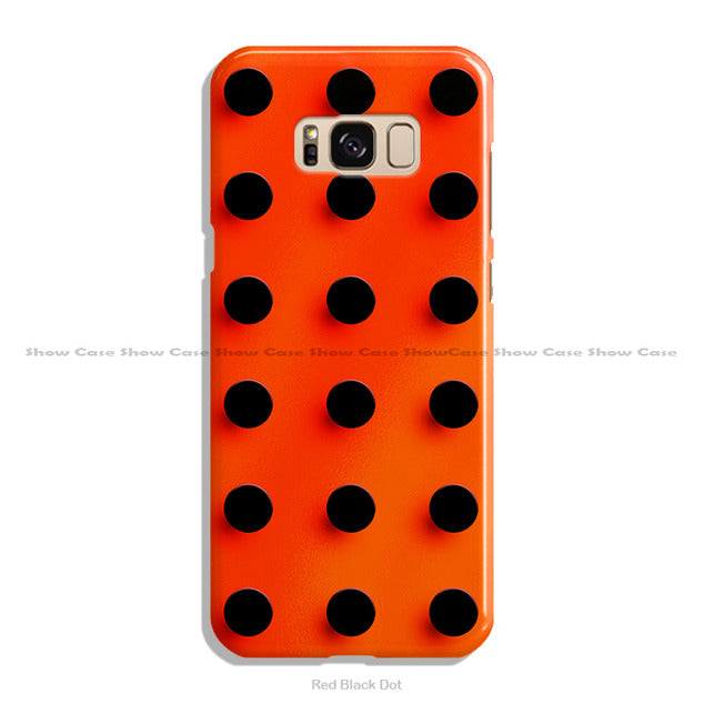 Red Black Dot Design - Matte Finish - Snap On Hard Case with LifeTime Colors Guarantee