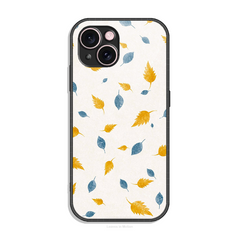 Leaves in Motion Design - HQ Ultra Shine Premium Infinity Glass Soft Silicon Borders Case