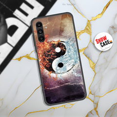 Yin Yang Series Design 4 - HQ Ultra Shine Premium Infinity Glass Soft Silicon Borders Case