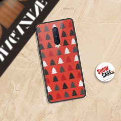Winter Pattern Series Design 4 - HQ Ultra Shine Premium Infinity Glass Soft Silicon Borders Case