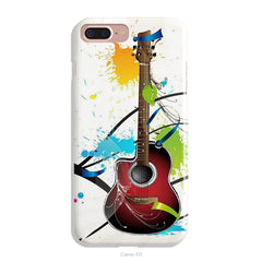 Guitar Series Design 3 - Matte Finish - Snap On Hard Case with LifeTime Colors Guarantee